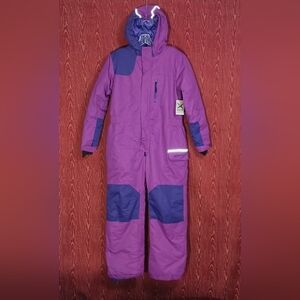 ARCTIX Amethyst Purple/Blue Kids Dancing Bear Insulated Snow Suit Hooded XL18-20